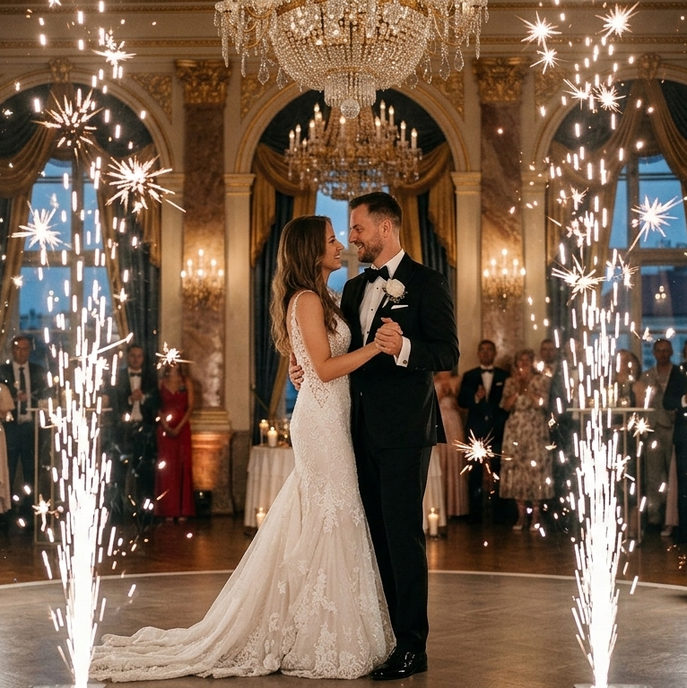 Kaltfunken beim ersten Hochzeitstanz
